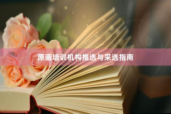 原画培训机构推选与采选指南